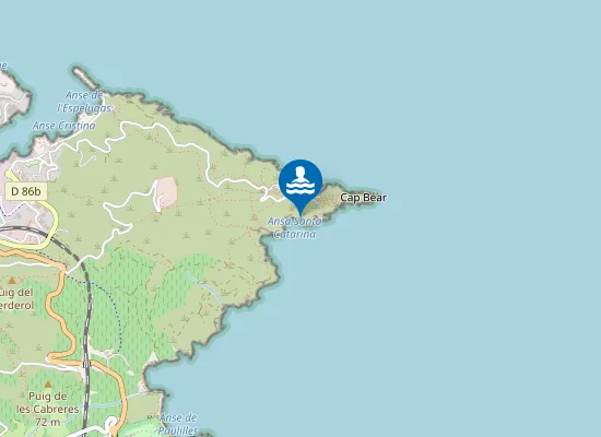 Map of Anse Sainte-Catherine