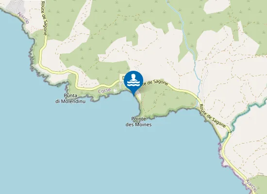 Map of Plage de Capizzolu
