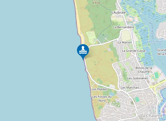 Map of Plage de la Paracou