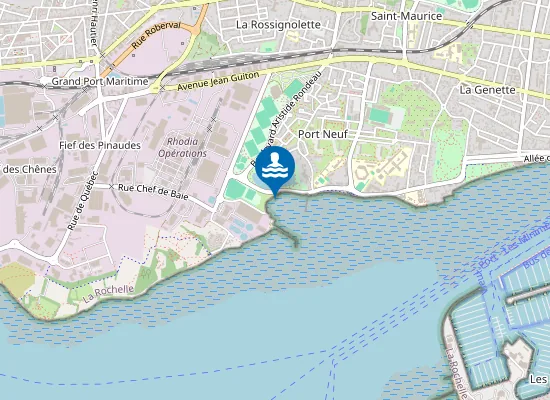 Map of Plage de Port Neuf