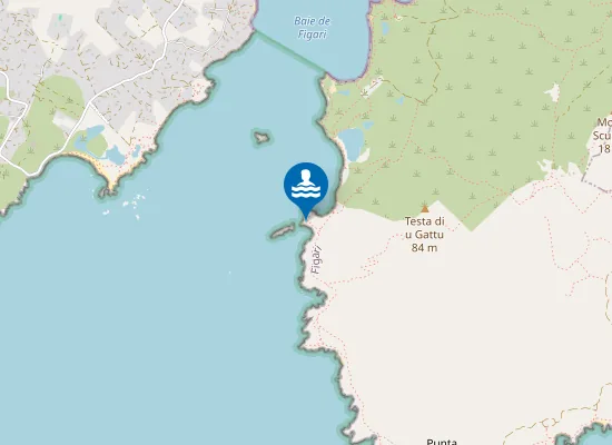 Map of Plage la Testa