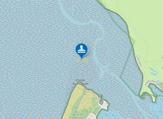 Map of Le Poulier