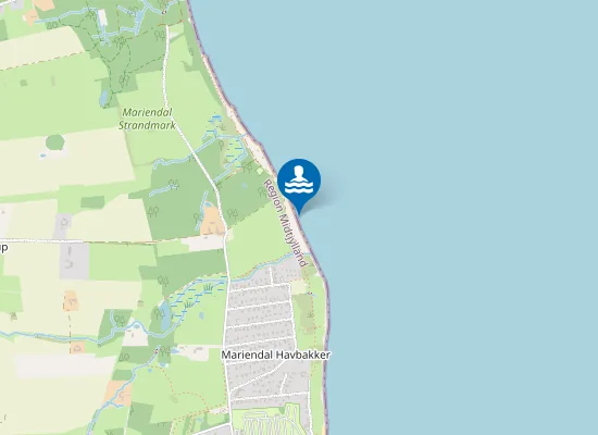 Map of MARIENDAL STRAND