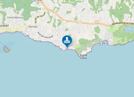 Map of Plage d'Anse Vinaigri