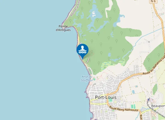 Map of Plage du Souffleur