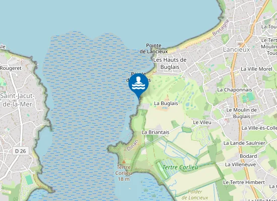 Map of Plage de la Sintelette