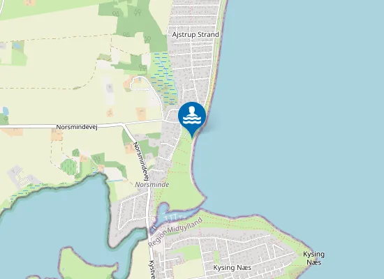 Map of NORSMINDE STRAND