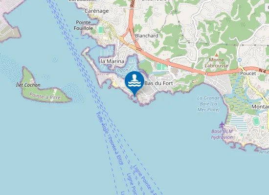 Map of Plage de Bas-du-Fort