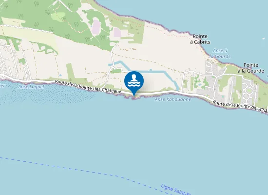 Map of Plage de la douche