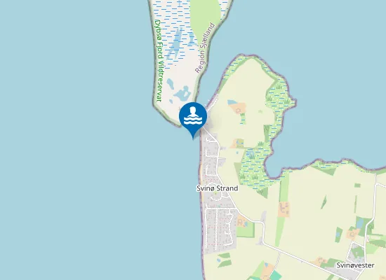 Map of SVINØ CAMPING