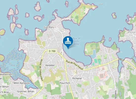 Map of Plage Sainte-Anne