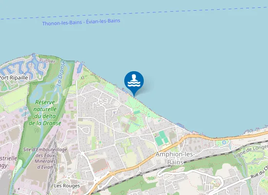 Map of Plage du miroir