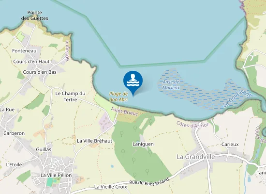 Map of Plage de Bon Abri