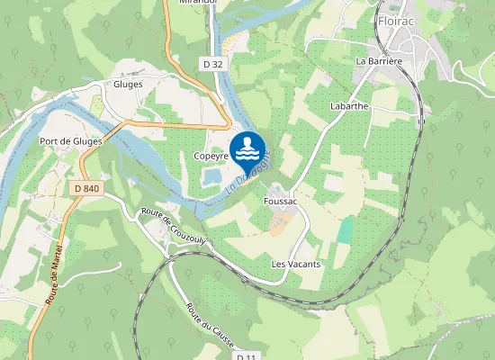 Map of Foussac