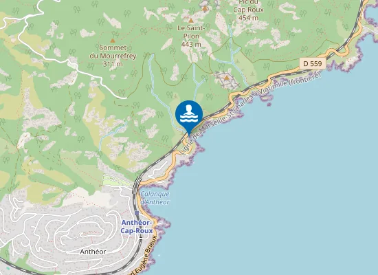 Map of Calanque du Petit Caneiret