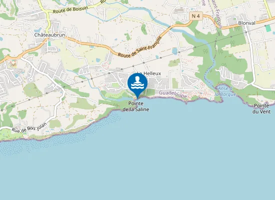 Map of Plage de Gros Sable