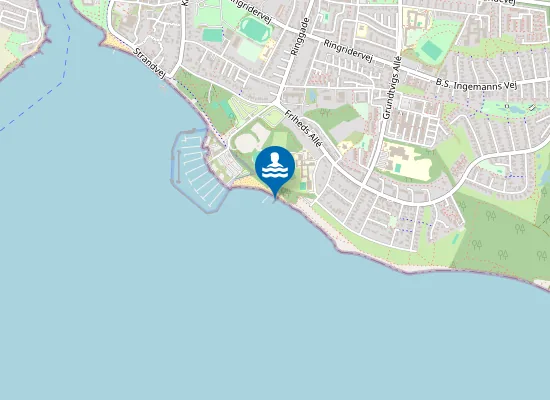 Map of SØNDERBORG BADESTRAND