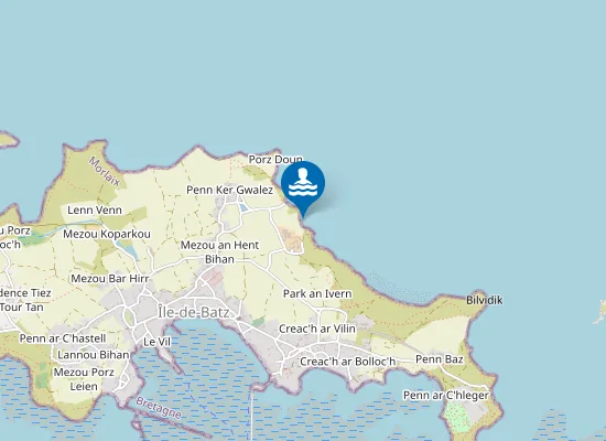 Map of Porz Kavou
