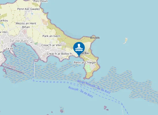 Map of Porz An Iliz Vihan