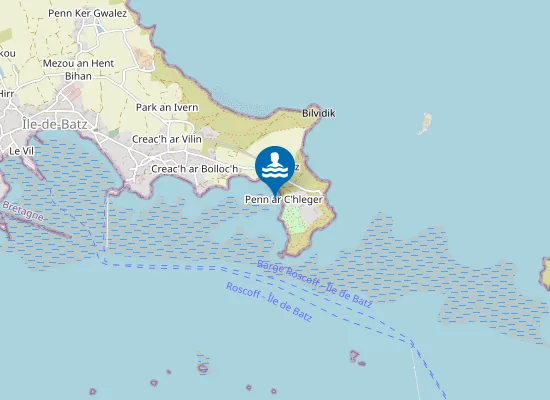 Map of Pors an Iliz