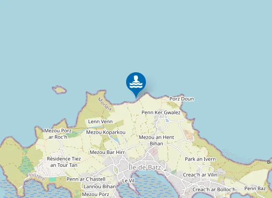 Map of Porz Azeviz