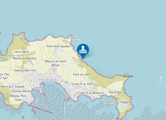 Map of Porz Melloc
