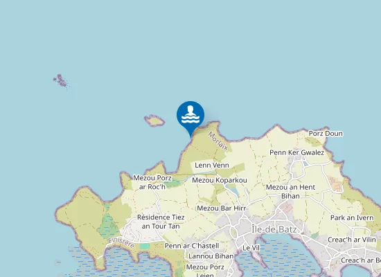 Map of Porz Ar Gored