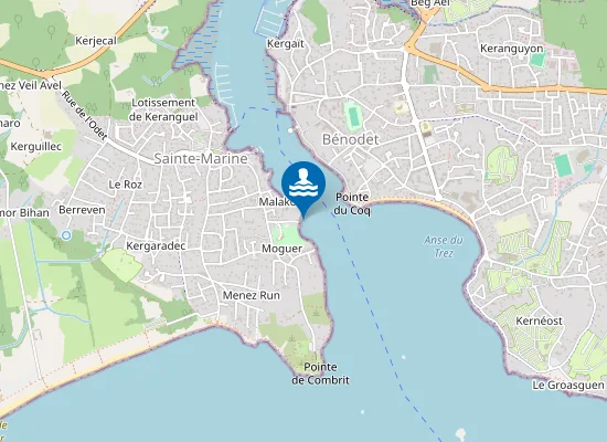 Map of Plage du Pussou