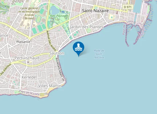 Map of plage du Grand Traict