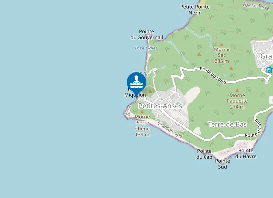 Map of Plage de Bord de Mer