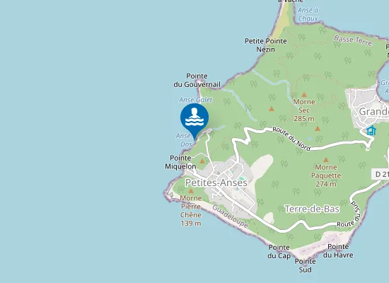 Map of Plage de l'Anse à Dos