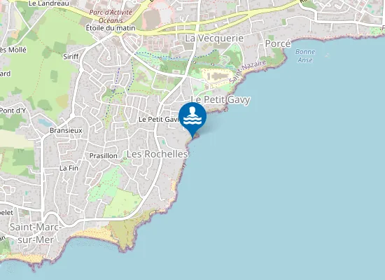 Map of Plage de Virechat