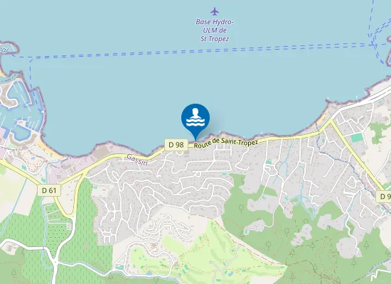 Map of Plage de la Moune