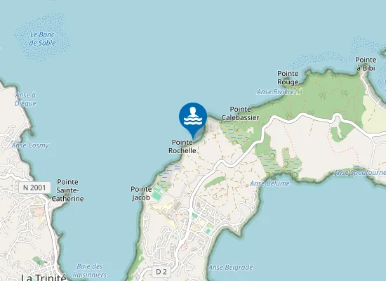 Map of Plage de l'Anse Bonneville