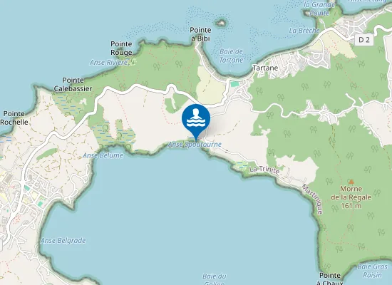 Map of Plage Fond Basile