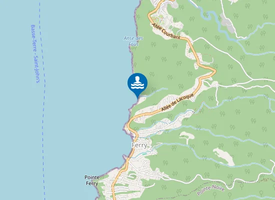 Map of Plage Paul Thomas