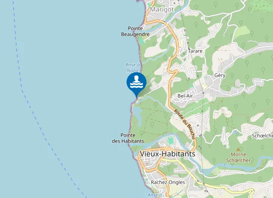Map of Plage de l'Étang