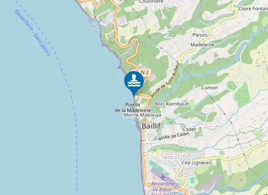 Map of Plage des Sources