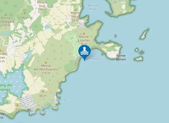 Map of Plage de l'Anse Trabaud