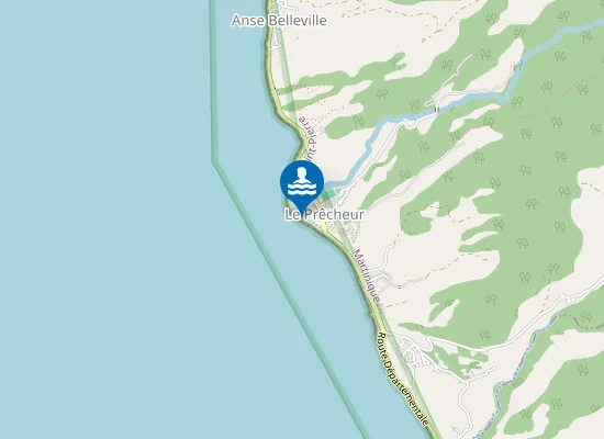Map of Plage du Prêcheur