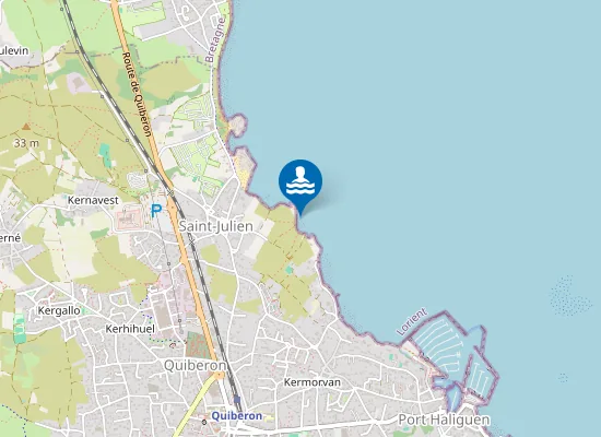 Map of Plage les Courlis