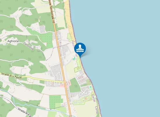 Map of Plage de Prunete