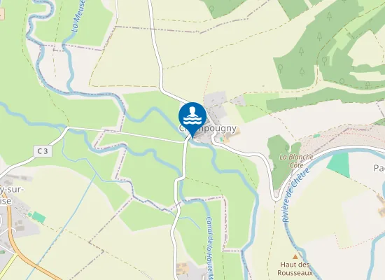 Map of Plage de Champougny
