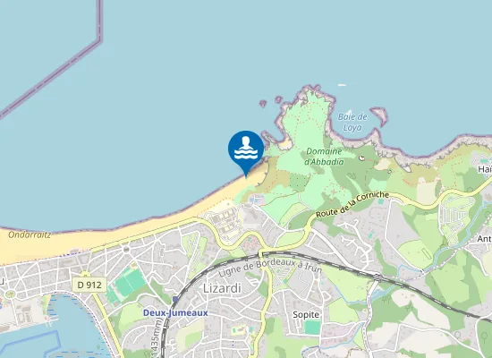 Map of Plage des Deux Jumeaux