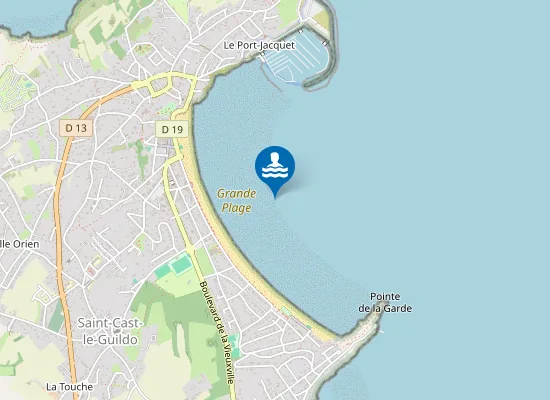 Map of Grande Plage