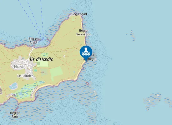 Map of La Plage Bleue