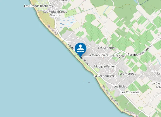 Map of Plage de la Biroire