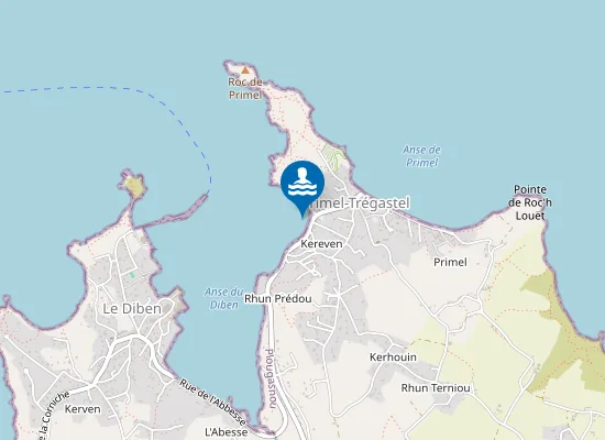 Map of Plage de Primel