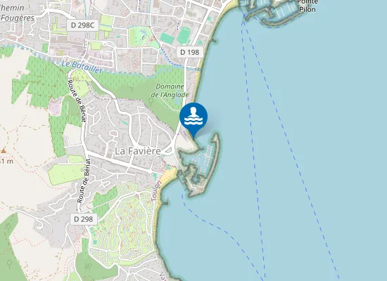 Map of Plage de Gouron
