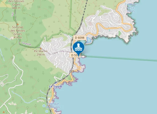Map of plage de la Pointe Notre Dame